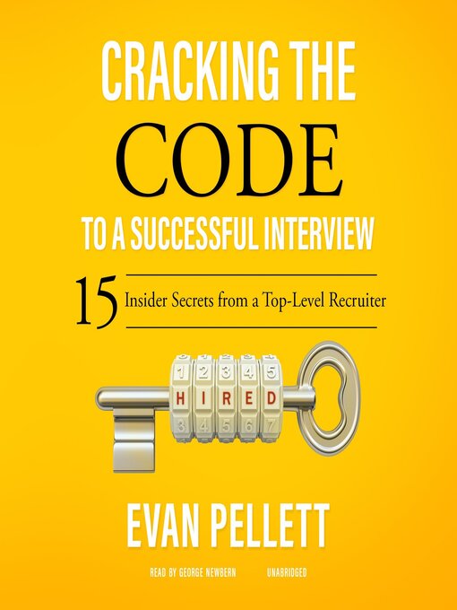 Evan Pellett创作的Cracking the Code to a Successful Interview作品的详细信息 - 可供借阅